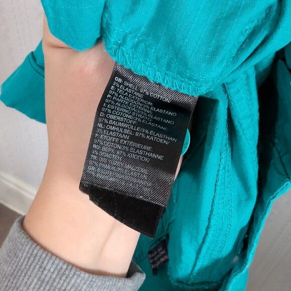 The North Face Shorts Women's Size 10 Cargo Blue Teal - Picture 6 of 9